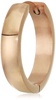 Amazon Essentials Women's 18kt Gold Plated Stainless Steel Hoop Earrings, Pink, (previously Amazon Collection)
