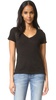 ATM Anthony Thomas Melillo Women's Schoolboy V Neck Tee