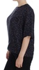 Dolce & Gabbana  Blue gold key print silk blouse