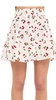 cherry print mini skirt