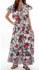 isabel maxi skirt in holiday flowers