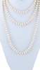 white jade crystal beaded necklace