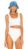 Contour Crop Bikini Top