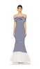 Malory Striped Gown