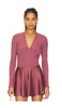Ribbed Mesmerize Long Sleeve Top