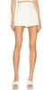 Mara Faux Leather Crossover Clean Short