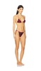Sequin Striped Two Piece Bikini Set