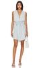Sleeveless Pleat Front Dress