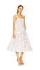 Mademoiselle Embroidered Floral Sequin Midi Dress