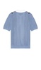 Berlin Half Zip Stripe Colourblock Textured Polo
