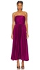 Conan Strapless Midi Dress
