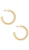 Medium Thick Classic Hoops
