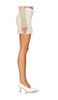 Angelina Button Mini Skirt