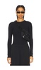 Ribbed Modal Long Sleeve Top