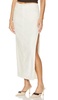 Indigo Side Slit Skirt