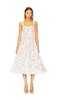 Mademoiselle Embroidered Floral Sequin Midi Dress