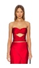 Cut Out Bustier Top
