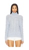 Elsa Paillette Cable Sweater