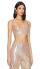 Capri Nude Sequin Bralette