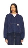 Oversize Denim Hooded Jacket
