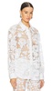 x REVOLVE Cara Embroidered Button Down Blouse