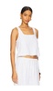 Square Neck Button Back Tank
