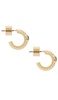 Contemporary Textured Small Hoops