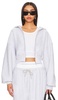 Cropped Zip Up Hoodie