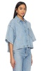 Rona Box cropped denim shirt