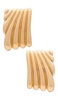 Ribbed Statement Earring
