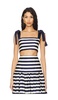 Quinn Striped Top in Navy & White