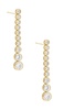 Bezel Diamond Drop Earring