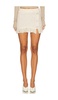 Angelina Button Mini Skirt