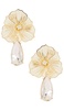 Iris Floral Earrings
