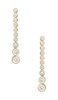 Bezel Diamond Drop Earring