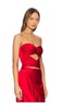 Cut Out Bustier Top