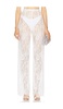 Capri Blanc Lace Pant