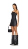 Square Neckline Mini Dress With Internal Short