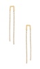 Double Crystal Drop Earring
