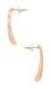 Ribbed Statement Earring