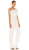 Lola Blanc Feather Jumpsuit