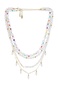 Layered Beaded Pearl Necklace