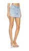 Hemmed Mini Skirt