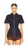 BLUSA JEANS COM COLARINHO BROOKE
