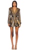 Bedouin Metallic Mini Dress