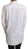 Dolce & Gabbana  Cotton White Scarf Neck Shirt Blouse Top