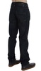 elegant straight fit   men's jeans