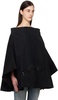Black Nº73 Sweaterponcho Vintage Denim Jacket