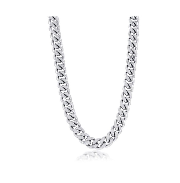 Stainless Steel 10mm Cuban Chain Necklace