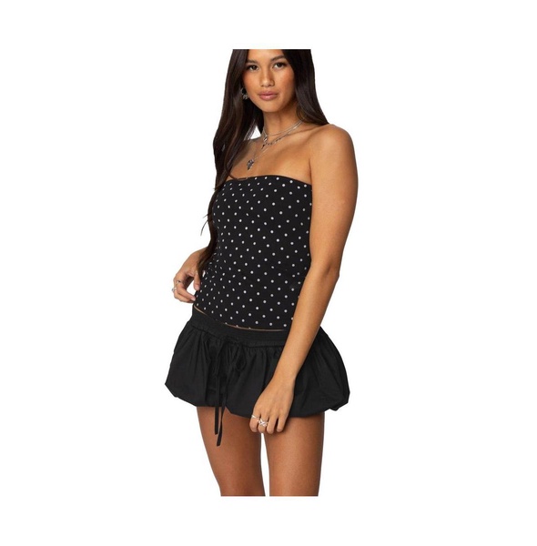 Womens Peyton Polka Dot Tube Top